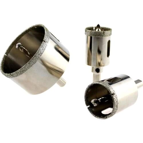 16-120mm Center Positioning Drill Diamond Crown Triangle Drill Bit CeramicTile Diamond Crowns Glass Marble Drilling Bit Set Tool