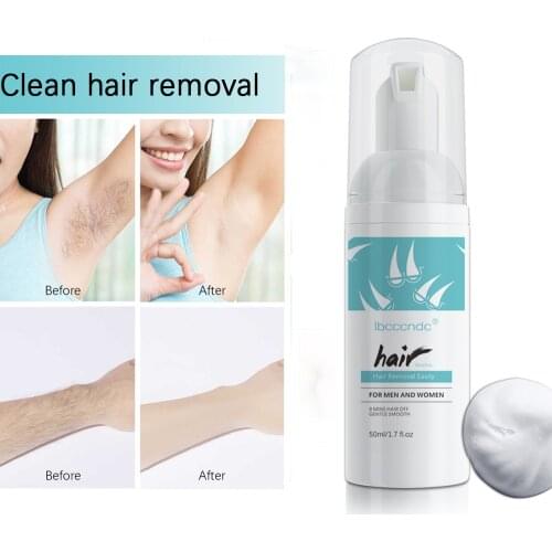 50ml Painless Hair Removal Spray Hair Growth Inhibitor Prevent Body Hair Growth Beauty Skin Hair Removal Spray Cream Dropship