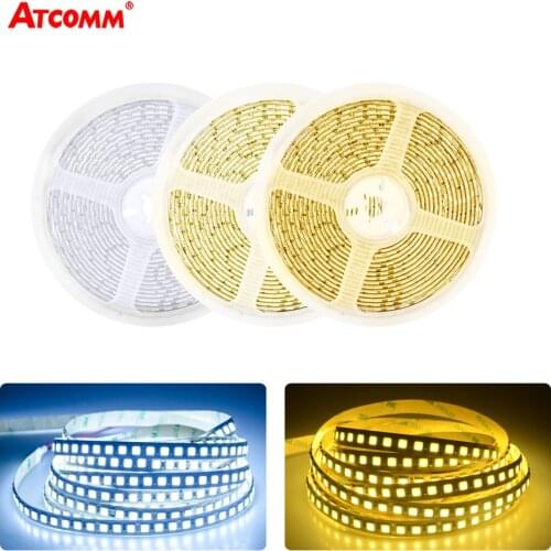 5000 lm 600 LEDs 5054 LED Strip Light 5 meters 120 LEDs/m Diode Ribbon Ultra Bright Waterproof LED Tape Lamp Replace 2835 5050