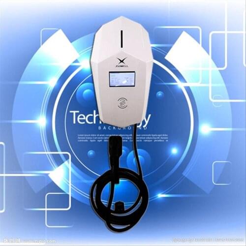 7KW ev charger J1772 type 1 Level 2 EVSE Smart Electric Car Charger Station single phase 32A fast charging ev charger wallbox