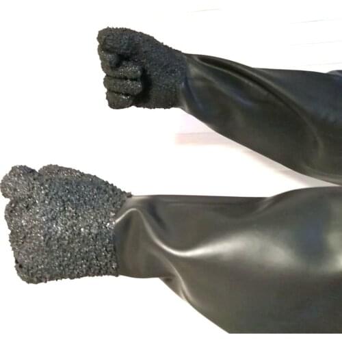 80x30cm Sand Blast Gloves, Sandblaster Glove for Sandblasting Cabinet