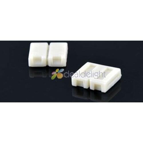 Free Shipping! 20pcs 10mm 2pin Strip to Strip PCB Connector for 5050 Single Color LED Strip No Welding Easy to install