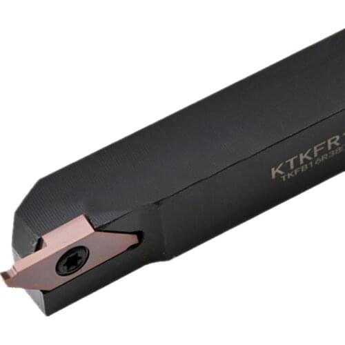 Hot 1pcs KTKFR Unbiased head,Spindle box moving type CNC automatic lathe,10*10mm 12*12mm Shallow grooved Holder for TKF12 TKFT16