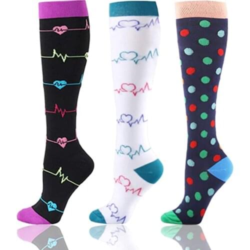 Size XXL Large Men Women Compression Stockings Knee Stockings Fit For Sports Crossfit Golf Tube Outdoor Sports Compression Socks