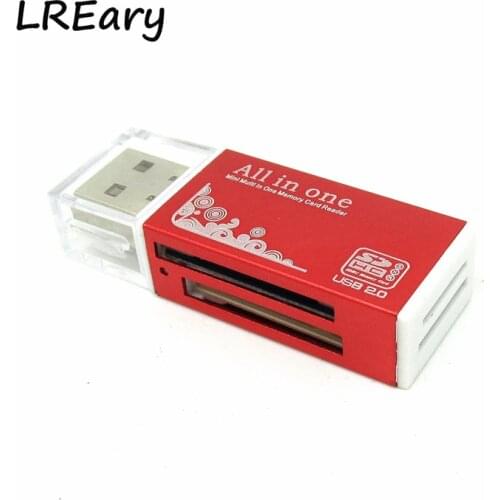 Colorful Smart Card Reader Multi Memory Card adapter for Memory Stick Pro Duo Micro SD TF M2 MMC SDHC MS