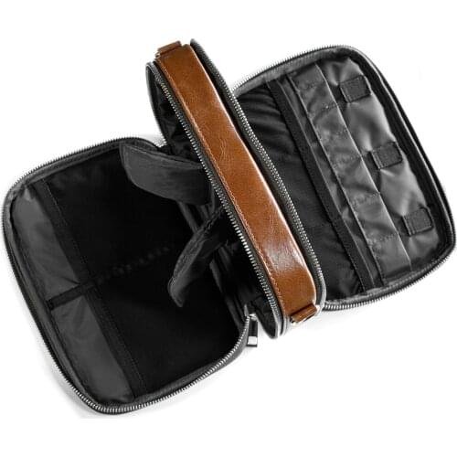 Double-layer Music Devices Storage Bag for Headphone Music Player Parts large Capacity Carrying Case Protective Bag