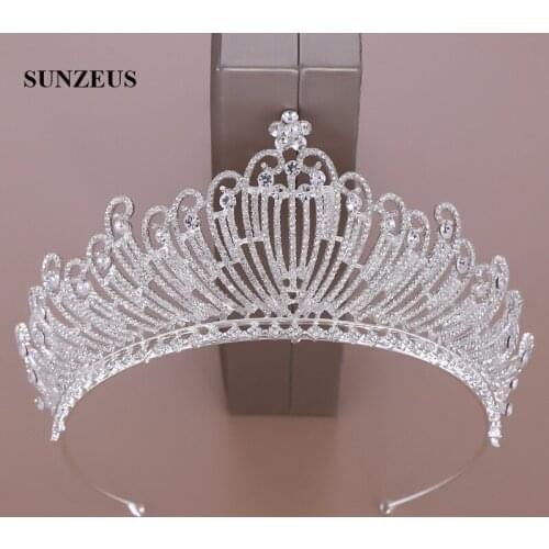Elegant Crystals Princess Crowns 2019 New Strass Bridal Tiaras For Wedding Party Women Headband SQ0397