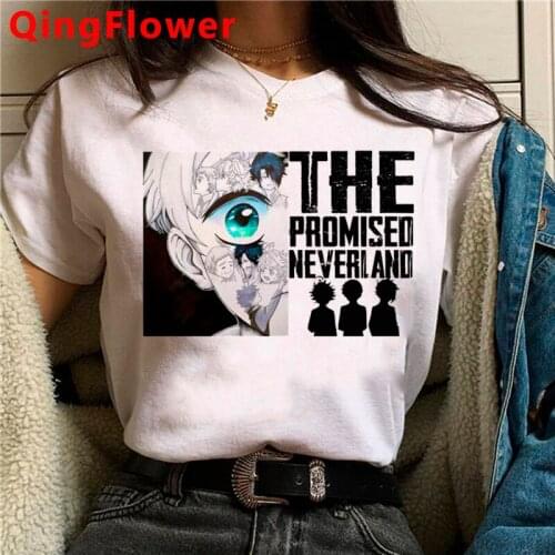 The Promised Neverland tshirt male graphic tees streetwear couple clothes couple kawaii clothes vintage