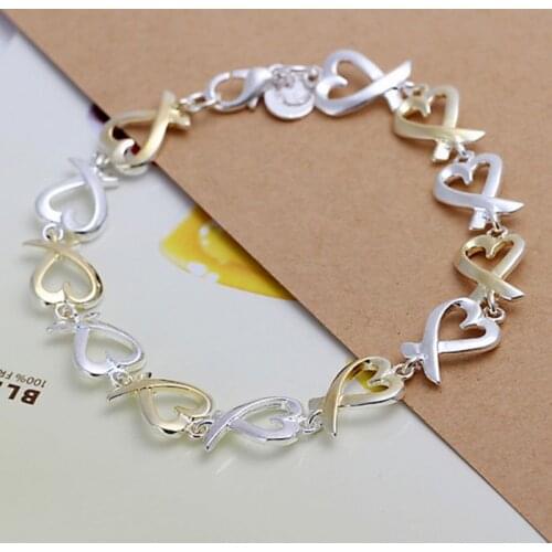 H047 silver fashion jewelry 925 jewelry silver plated bracelet Seatangle Bracelet /ZHADNZPR MCXBBOZM