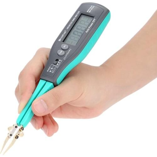 HoldPeak HP-4070C Smart Tester Clips mini SMD Tester Continuity Meter Tweezers Intelligent Testing Clips with Relative Value