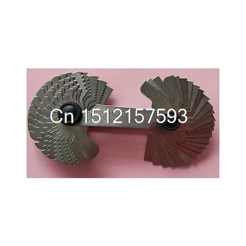 Screw Gauge set Thread Pitch GAGE 52 blades 60 metric 55 witworth Lock device