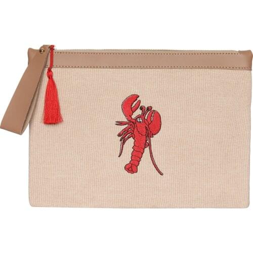 Fashion Womens Clutch Bag Trend Handbag Bags For Women Cotton High Quality Lobste Luxury Bag Women Day Clutches Bag Large ladies