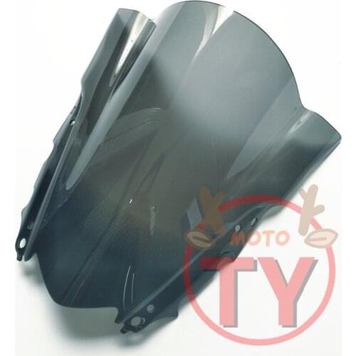 Motorcycle High Quality For Yamaha YZF R3 R25 2014 2015 2016 Wind Deflectors Windshield Windscreens Bubble spoiler Smoke