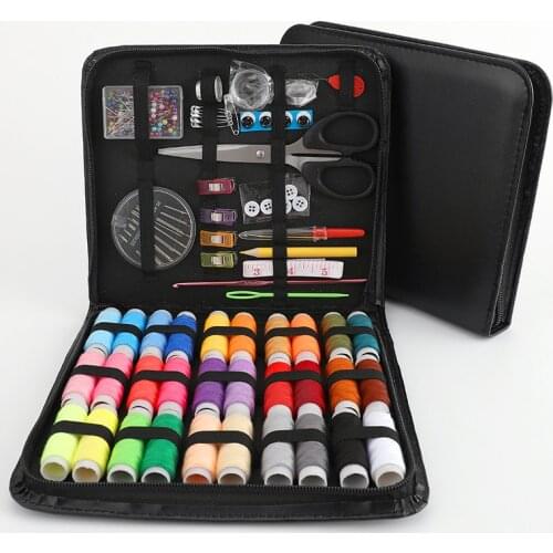 Sewing Kits Travel Sewing Box Kit Sewing Knitting Needles Tools Cloth Buttons Tailor Scissors Embroidery Sewing Accessories