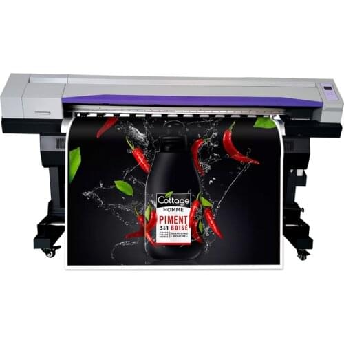 New technology wide format vinyl sticker plotter eco solvent flex banner printer with EPS DX5 DX7 XP600 i3200 head