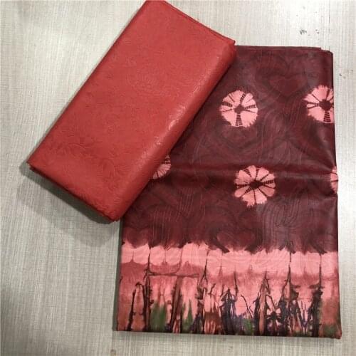 Wholesale Bazin Riche Lace Fabric Good Quality African Jacquard bazin Lace With Plain Brocade Lace matching 10yards/set