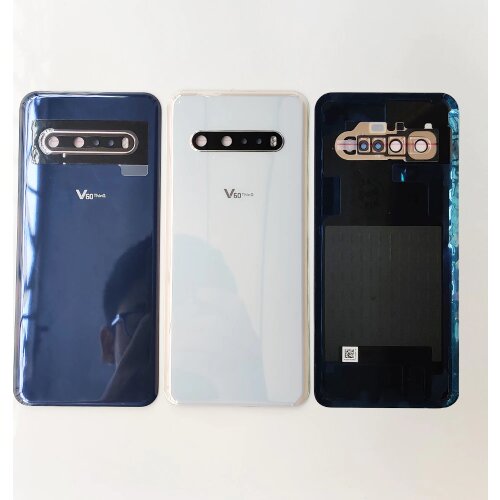 V60 ThinQ UW Original Gorilla Glass Back Cover For LG V60 ThinQ 5G , Back Door Replacement Hard Battery Case, Rear Housing Cover