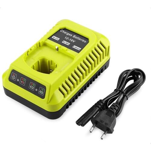P117 Charger For Ryobi 12V 14.4V 18V Li-ion Ni-CD Ni-Mh Battery P100 P102 P103 P105 P107 P108 1400670 P118 Lithium ONE+ Serise
