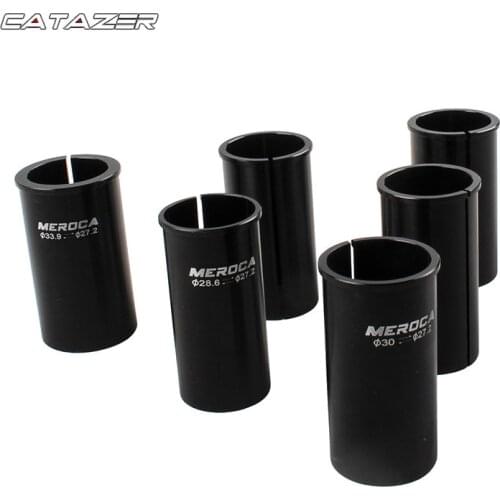 Suspension Seat Post Tube Reducing Sleeve Adapter on For MTB Road Bike Dropper Seatpost Tube Various Diameter