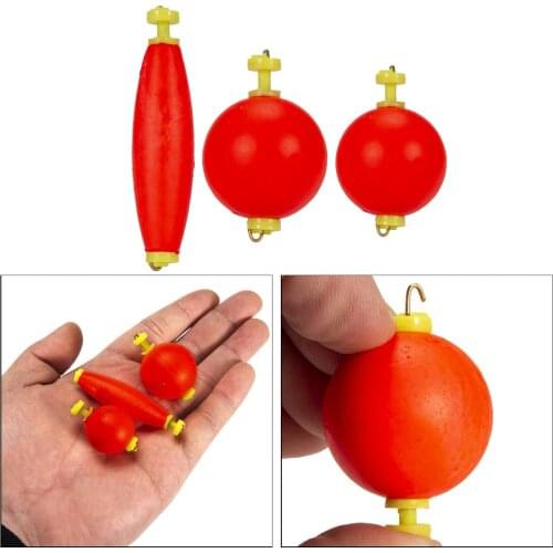 Float Bobbers for Fishing Spring Bobbers Foam Ice Fishing Buoy Bobbers Strike Indicator Fishing Bobbers