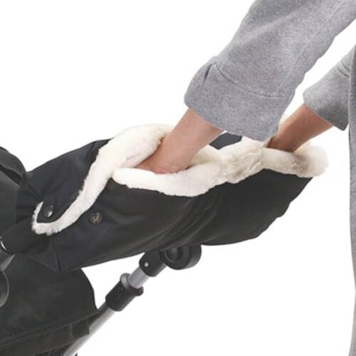Good Sale Winter Warm Stroller Glove Cover Stroller Accessory Carriage Accessory Waterproof Anti-freeze Hand Pram Cover