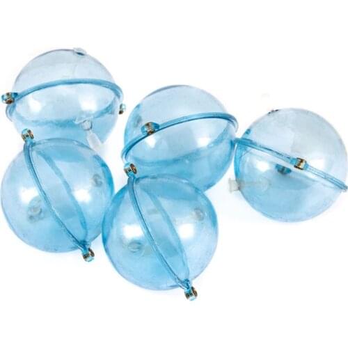 5Pcs/Set Fishing Float ABS Plastic Balls Water Ball Bubble Floats Tackle Sea Fishing Outdoor Accessories Blue Red 25/32/40/47mm
