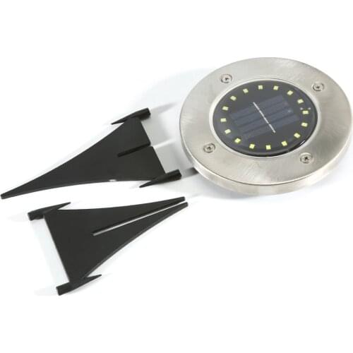 8Pcs 8LED Solar Power Buried Light Under Ground Lamp Outdoor Path Garden Decking