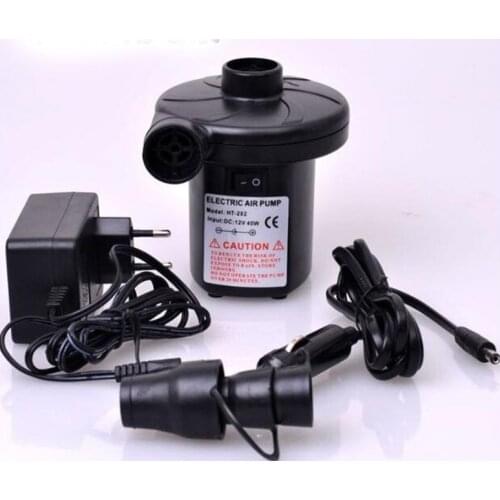 Air Compressor DC 12V and AC 220V cigarette lighter Car Electric for Camping bed mattress Boat Inflator Defator inflatable pump
