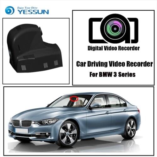 YESSUN for BMW 3 Series Driving Recorder APP Control Car wifi DVR Novatek 96658 Car Dash Cam Front camera Keep Video Recorder