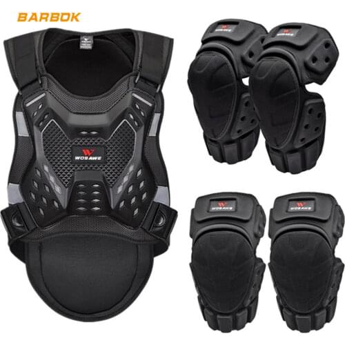 WOSAWE Adults MTB Sports Motorcycle Armor Suit Vest Jacket Protector Motocross Snowboard Protective Gear Ski Body Protection