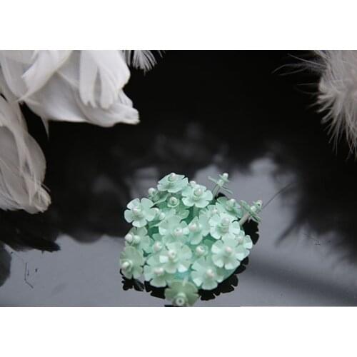 Green wild flower sequined patches sewing on garment accessories decoration stick embroidery applique patches for clothing