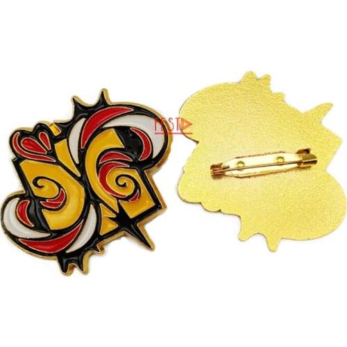 Anime SK8 The Infinity S Badge Reki Kyan Langa Miya Cherry Adam Metal Badge Props Brooch Pin Pendant Cospaly Party Accessories