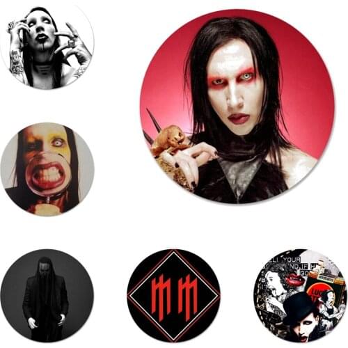 Marilyn Manson Badge Brooch Pin Accessories For Clothes Backpack Decoration gift
