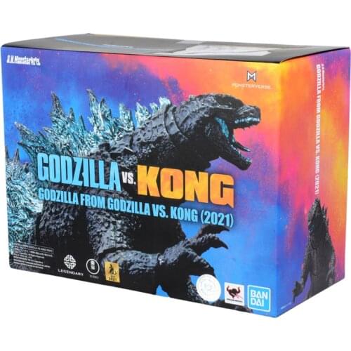 2021 Bandai Original S.H. MonsterArts Godzilla Vs. King Kong Movie Version Action Figure Collection Model Boy Toy Birthday Gifts