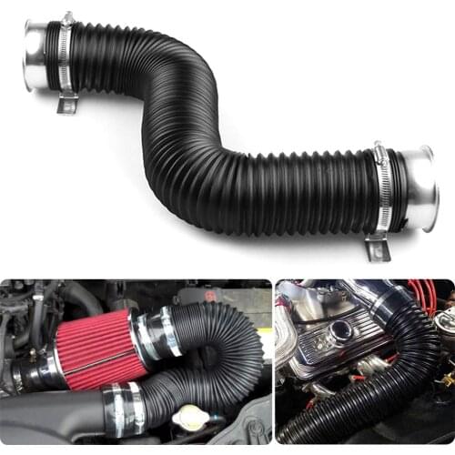 76mm Universal Flexible Car Air Intake Pipe Inlet Hose Tube Duct Accessories 2019