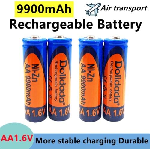 Brand new rechargeable battery nizn 9900mah replace 1.5v/1.2v aa 1.6v toy battery mp3 solar light camera mp4 remote control car