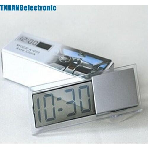 Digital LCD Time Clock for Vehicle Car View Mirror Suction Cup diy electronics