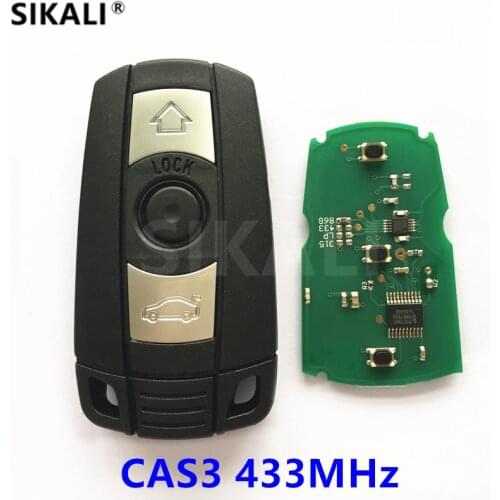 Remote Car Key for BMW CAS3 System 433MHz for X5 X6 Z4 1/3/5/7 Series Automobile Smart Key Transmitter