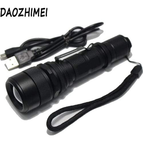 8000LM XM-L2 Led Flashlight police tactical ZOOM LED Hunting Torch light lamp lighting lantern Bicycle lamp Camping lighting