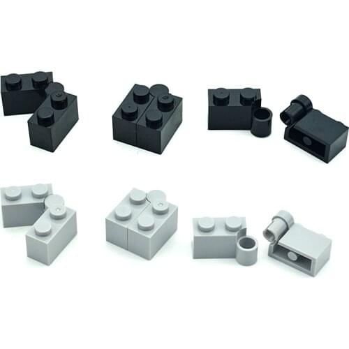 20Sets DIY Building Blocks Rotating Bricks 1x2 Dots Educational Creative Plastic Toys for Children Compatible With Brands 3830