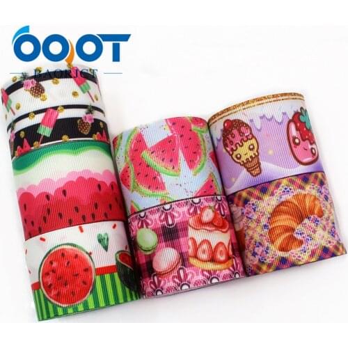 19320-4 1-1/2'' 38mm cartoon Printed grosgrain ribbon,10 yards DIY Handmade Bow Hair accessories Material wedding gift wrap