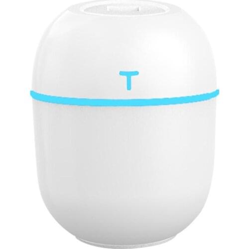 Mini Usb Desktop Humidifier Mute Home Office Car Fine Mist Rechargeable Mini Humidfier Egg Shape Breathing Lamp