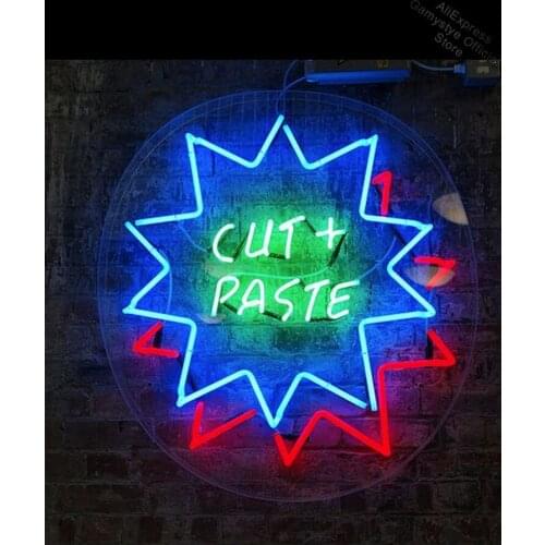 Neon Sign For Cut Paste Stars Lamp real glass Neon Light Signs for Store neon signs for home Indoor Neon Sign Tube Neon Shop Bar