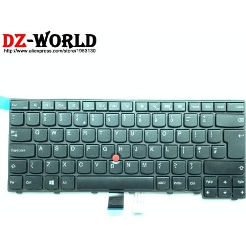New GB UK English Keyboard for Lenovo Thinkpad E431 E440 Teclado 04Y2792 04Y2755