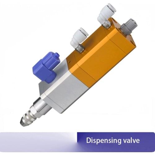 Return-suction large flow Dispensing valve Medium-high viscosity valve silicon UV single liquid filling valve