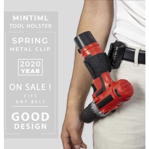 Portable Waist Hanging Tool Storage Strap Buckle Tool Holster Set Wearable Electric Drill Bag Heavy-Duty Tool Parts Storage