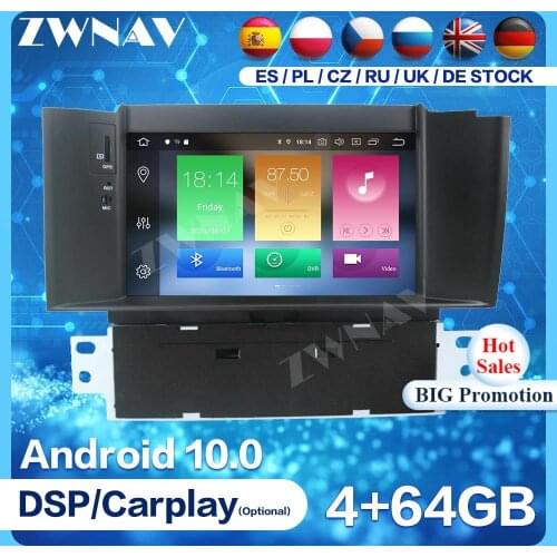 PX6 Android 10.0 Screen For Citroen C4 C4L DS4 2012 2013 2014 2015 2016 Audio Radio controlled car Stereo Multimedia Player Unit