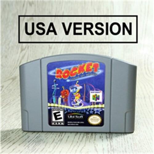 Rocket Robot On Wheels For 64 Bit Game Cartridge USA Version NTSC Format
