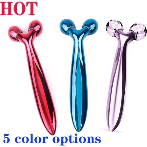 HOT 3D Roller Massager Thin Face Full Body Shape Massager Wrinkle Remover Portable Y Shape Massager Facial Massage Tool