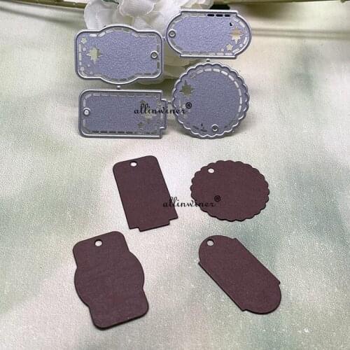 Christmas label series Metal Cutting Dies for DIY Scrapbooking Album Paper Cards Decorative Crafts Embossing Die Cuts